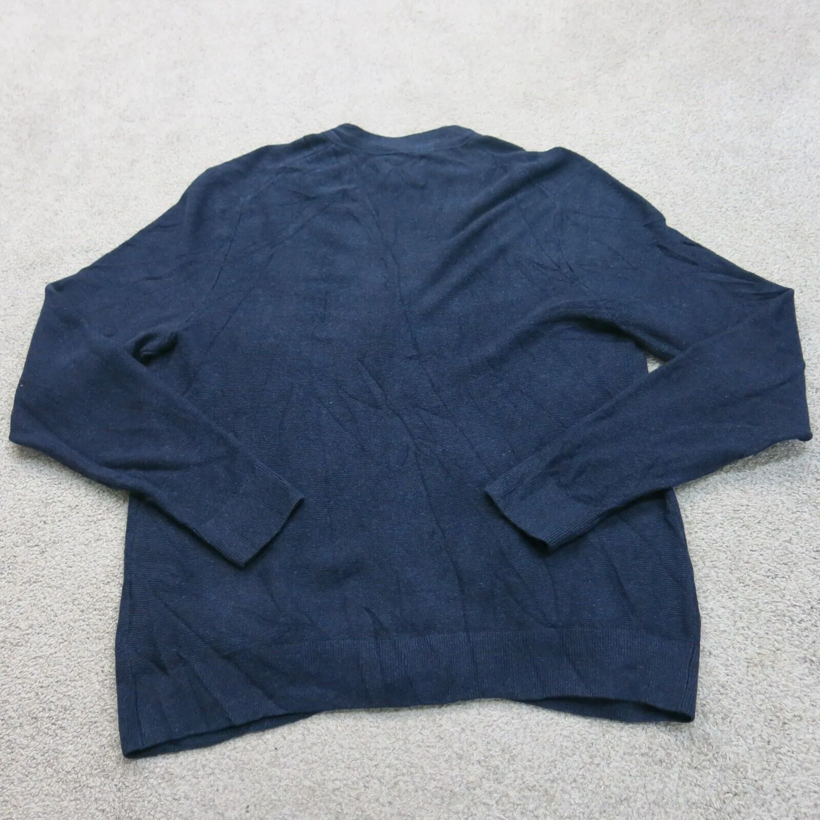 Abercrombie & Fitch Womens Cardigan Sweater Front Button Long Sleeve Blue Size M