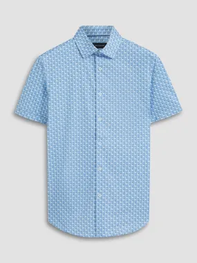 Bugatchi - Miles Short Sleeve Modern Fit Shirt - OOOHCotton Tech - 8 way Stretch - DF9119F40