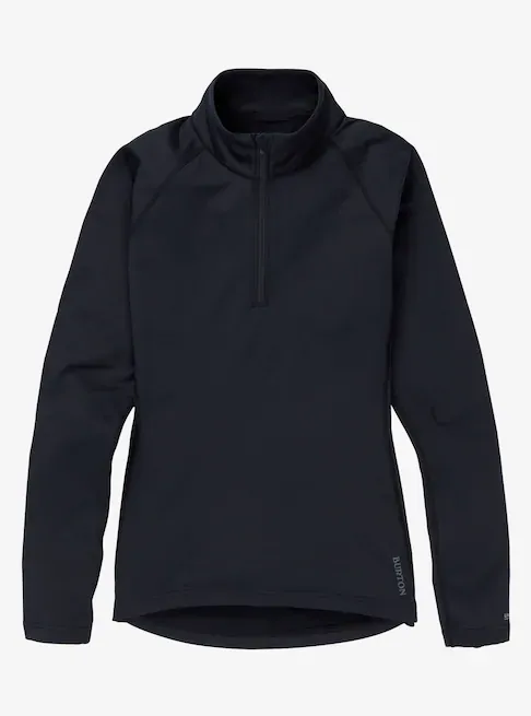 Burton W HW X 1/4 ZIP TRUE BLACK 2022