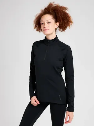 Burton W HW X 1/4 ZIP TRUE BLACK 2022