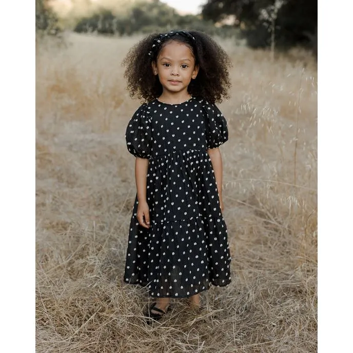 Chloe Dress | Black & Ivory Dots (Final Sale)