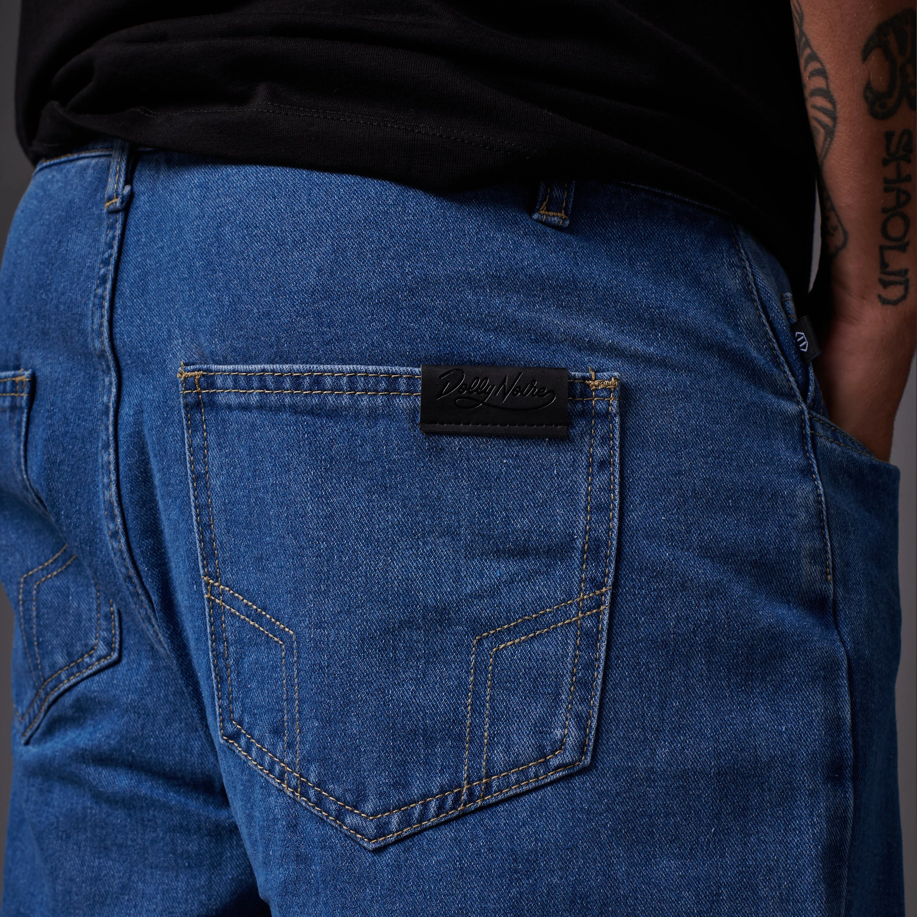 Denim 5 Pockets Pants Medium Indigo