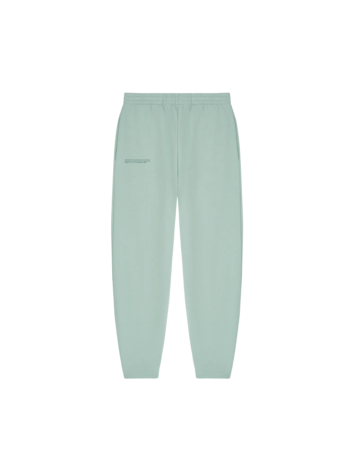 DNA Barrel-Leg Track Pants—eucalyptus blue