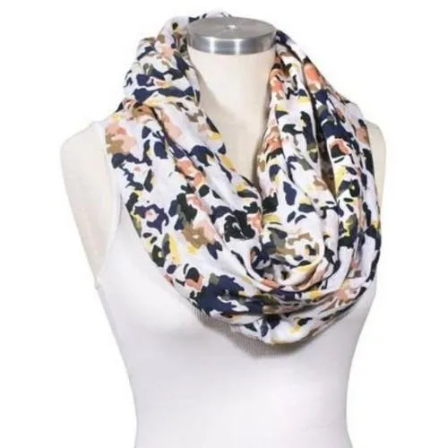 Floral Abstract Muslin Nursing Scarf