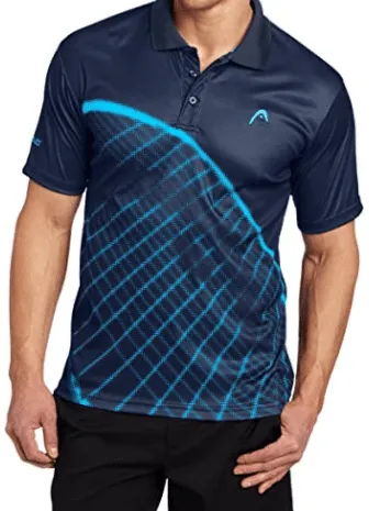Head Mens Grand Slam Polo, Navy
