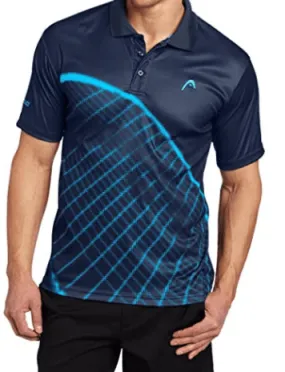 Head Mens Grand Slam Polo, Navy