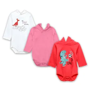 Jump for joy hooded bodysuit