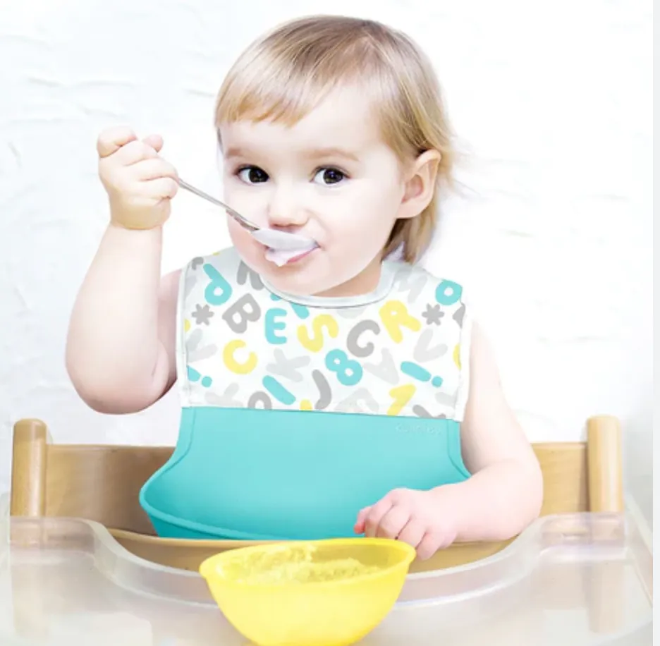 Kushies - Silisoft Bib with Silicone Pocket