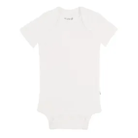 Kyte Baby Short Sleeve Bodysuit in Cloud