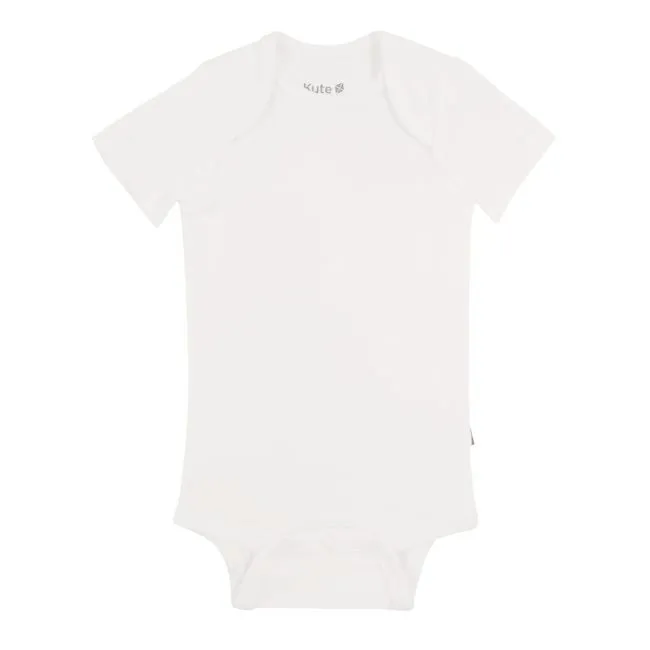 Kyte Baby Short Sleeve Bodysuit in Cloud