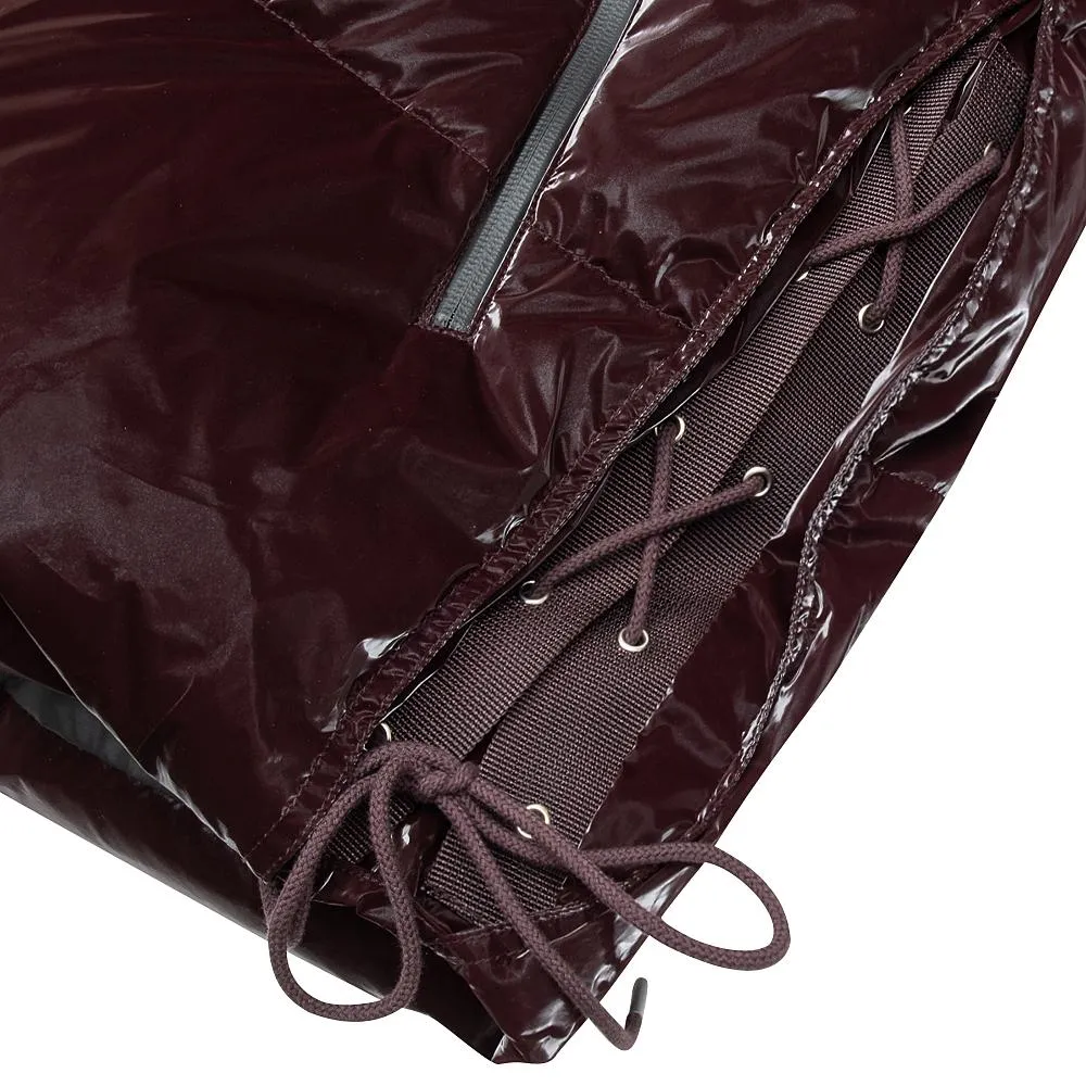 Liquid Nylon Puffer Coat