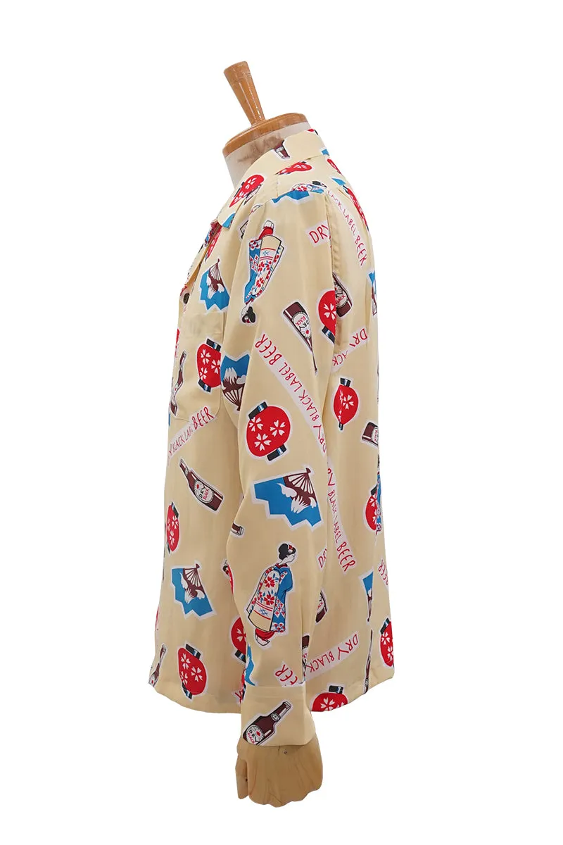 L/S Hawaiian Shirt “BEER”