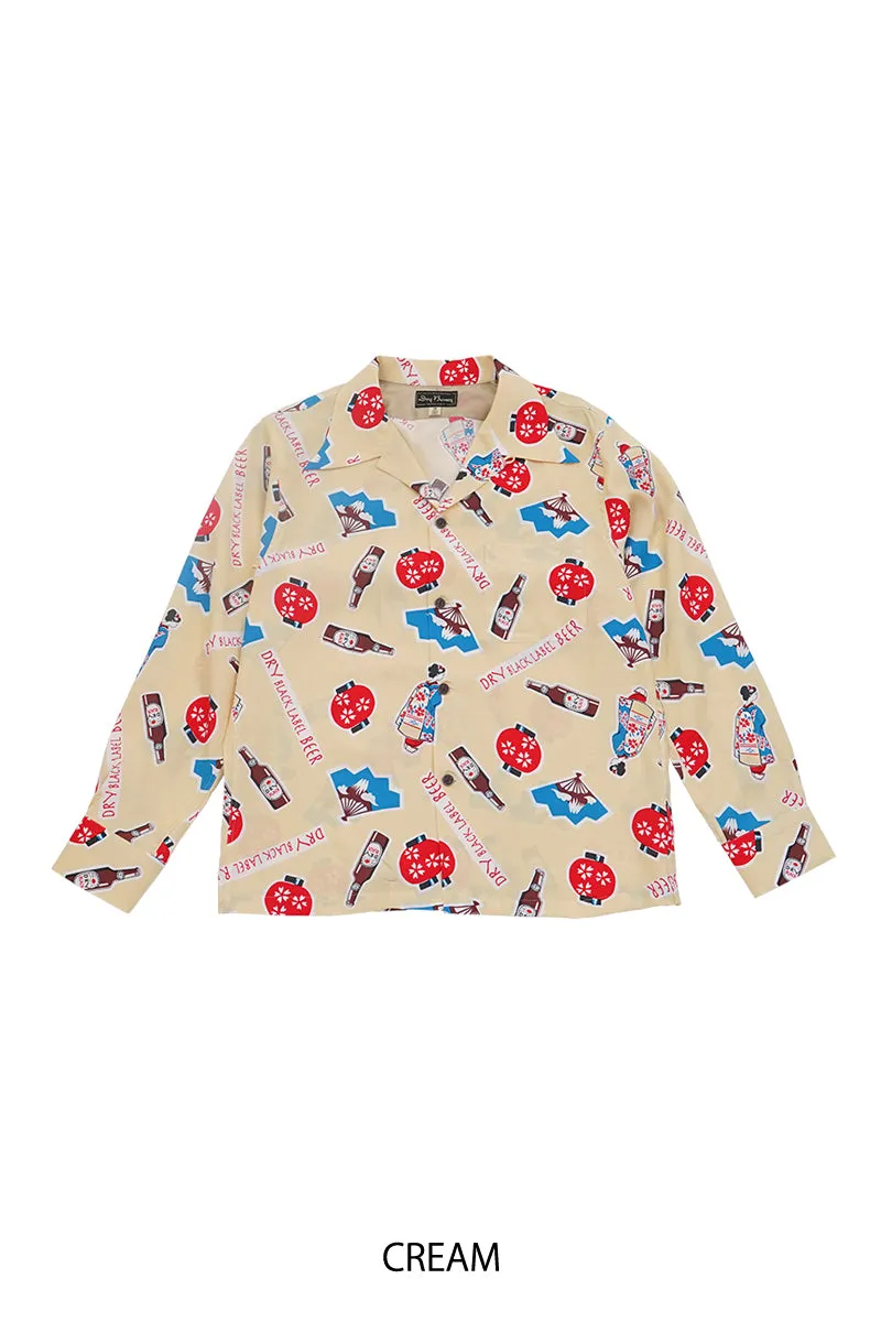 L/S Hawaiian Shirt “BEER”