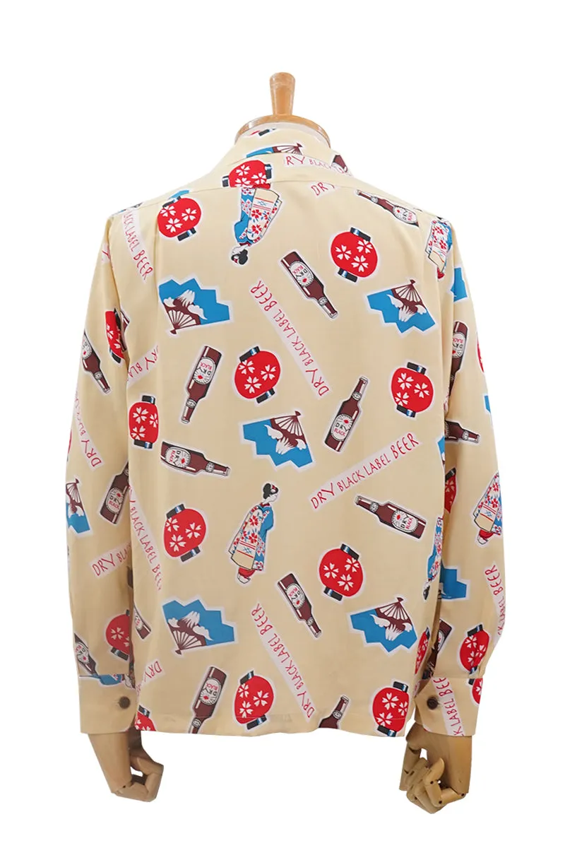 L/S Hawaiian Shirt “BEER”
