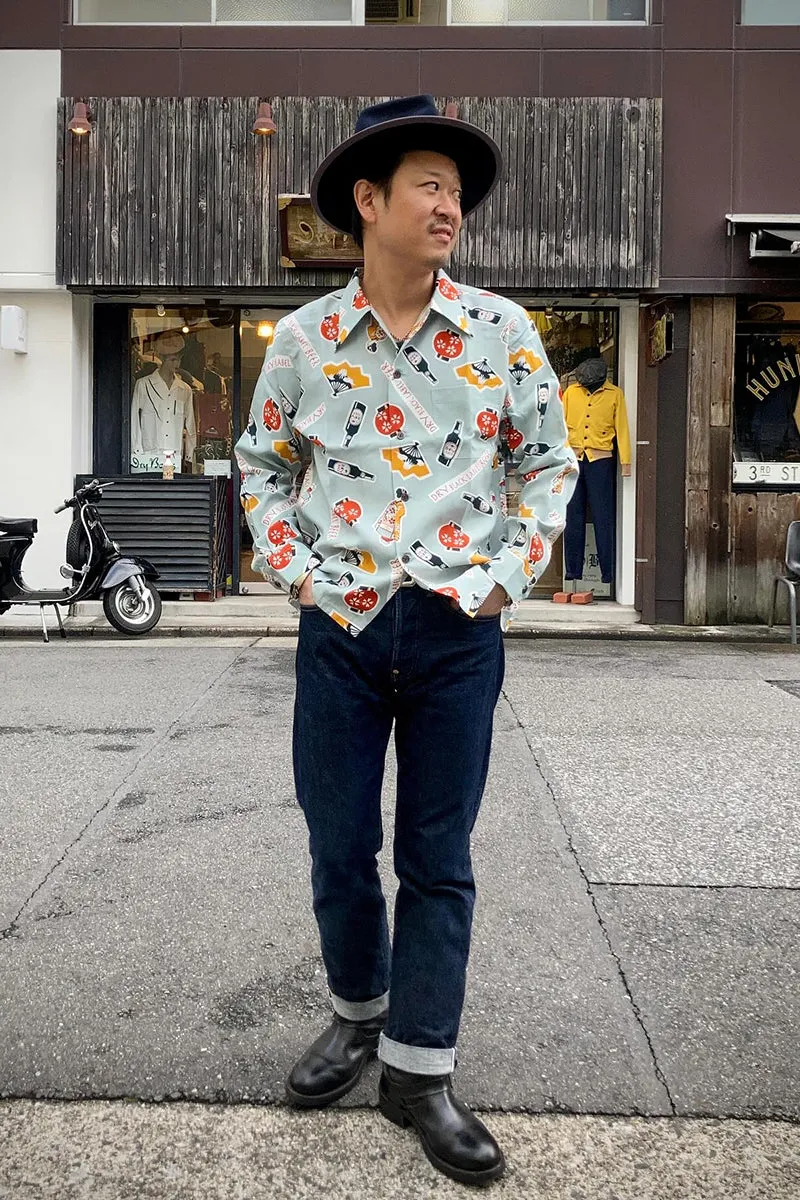 L/S Hawaiian Shirt “BEER”