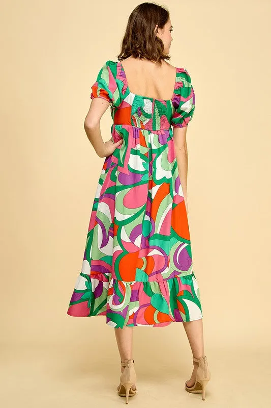 Mabel Square Neck Dress