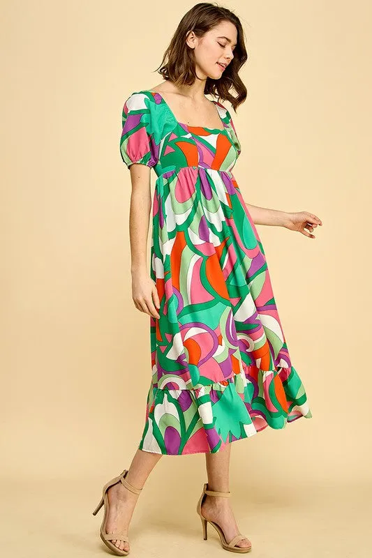 Mabel Square Neck Dress
