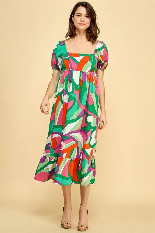 Mabel Square Neck Dress