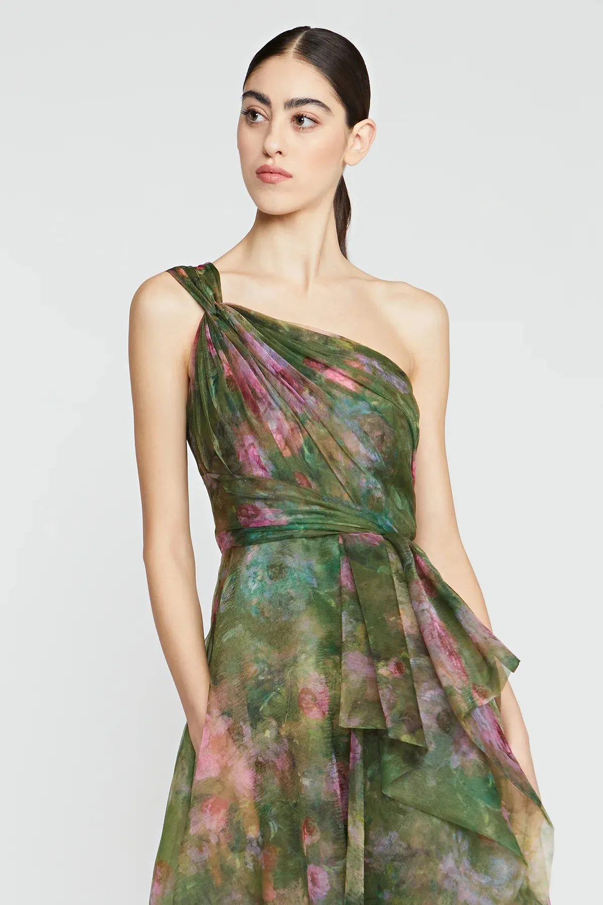 Meadow One Shoulder Gown - Prima Rosa