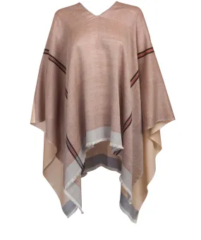 'Meridian' 100% Merino Wool Poncho