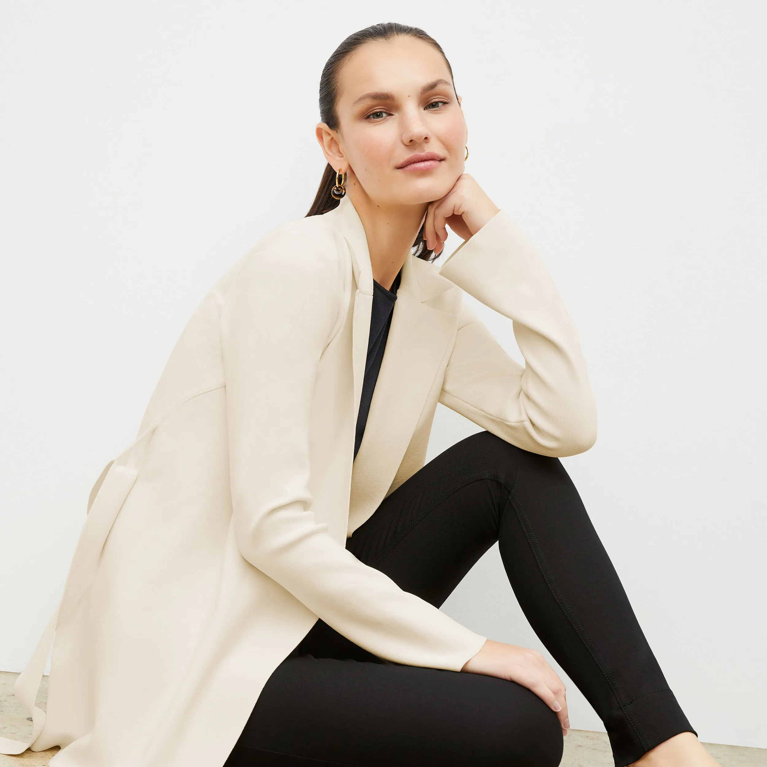 Merritt Wrap Jardigan :: Ivory
