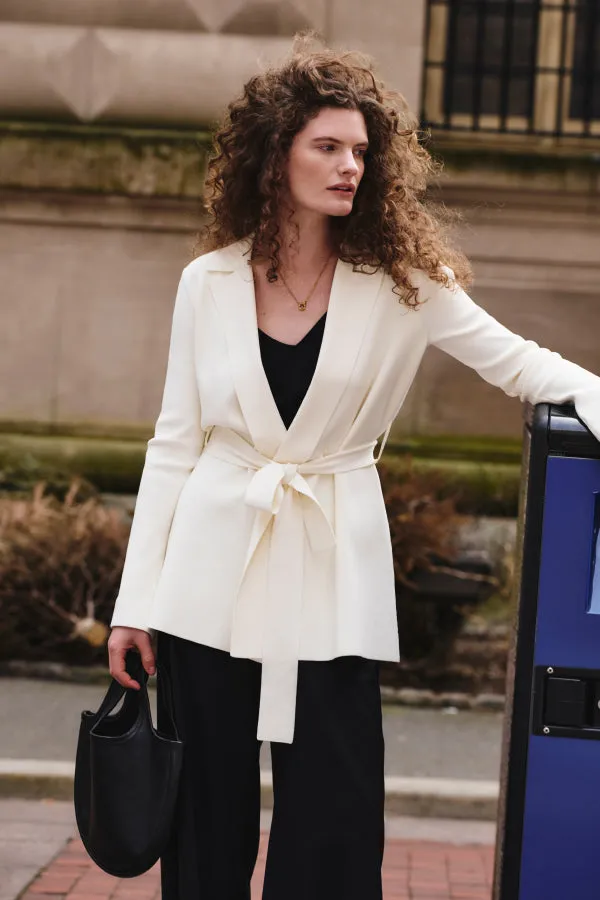 Merritt Wrap Jardigan :: Ivory