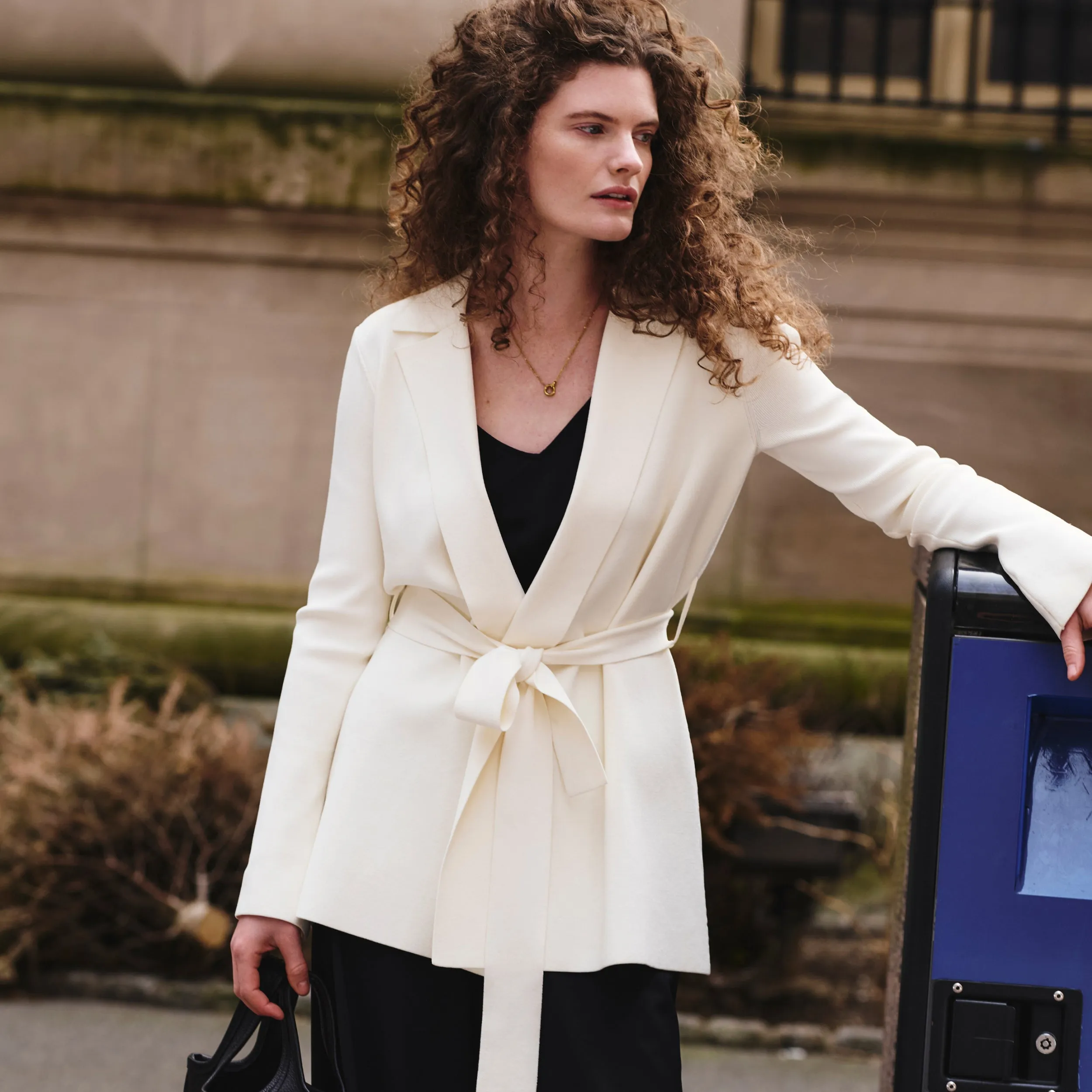 Merritt Wrap Jardigan :: Ivory