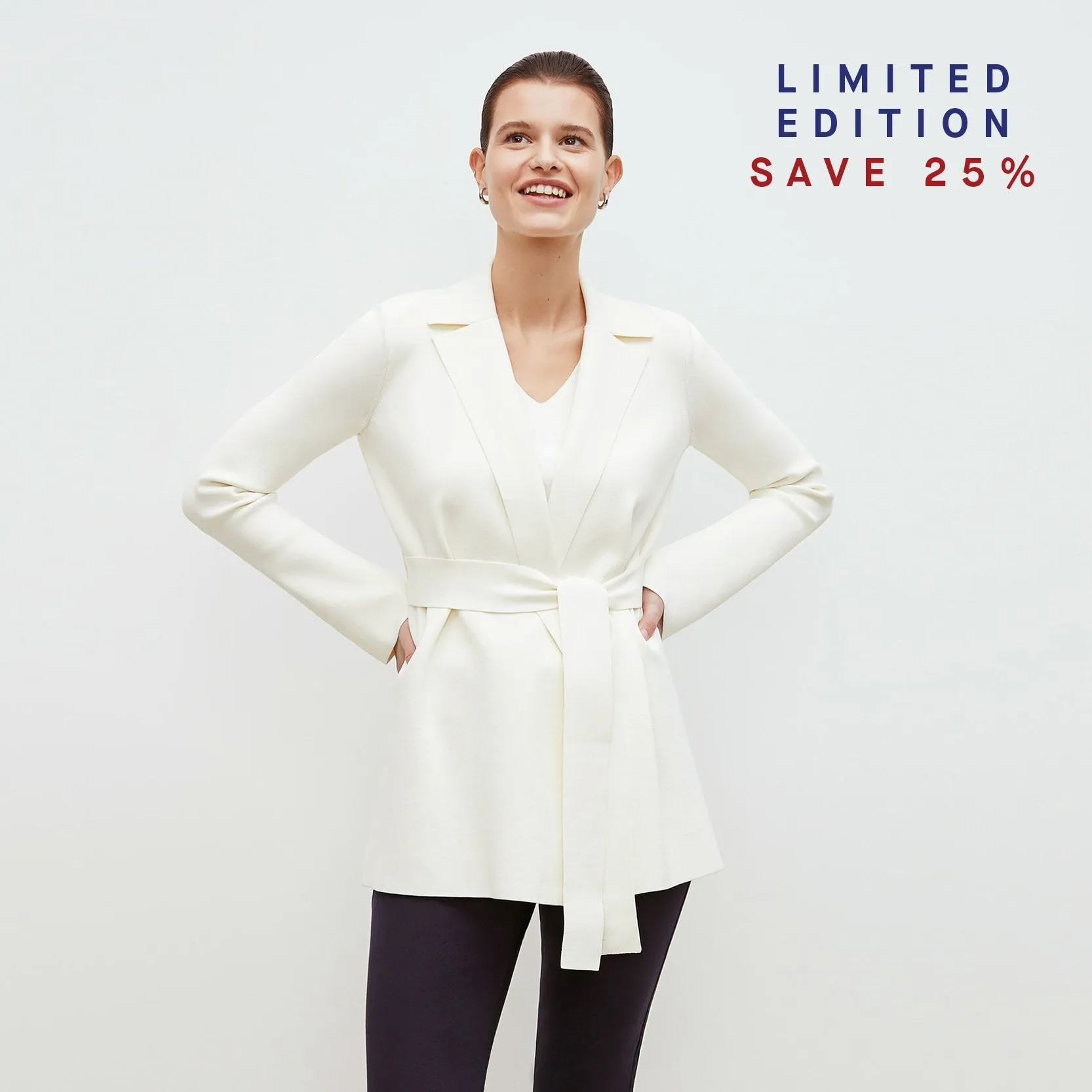 Merritt Wrap Jardigan :: Ivory