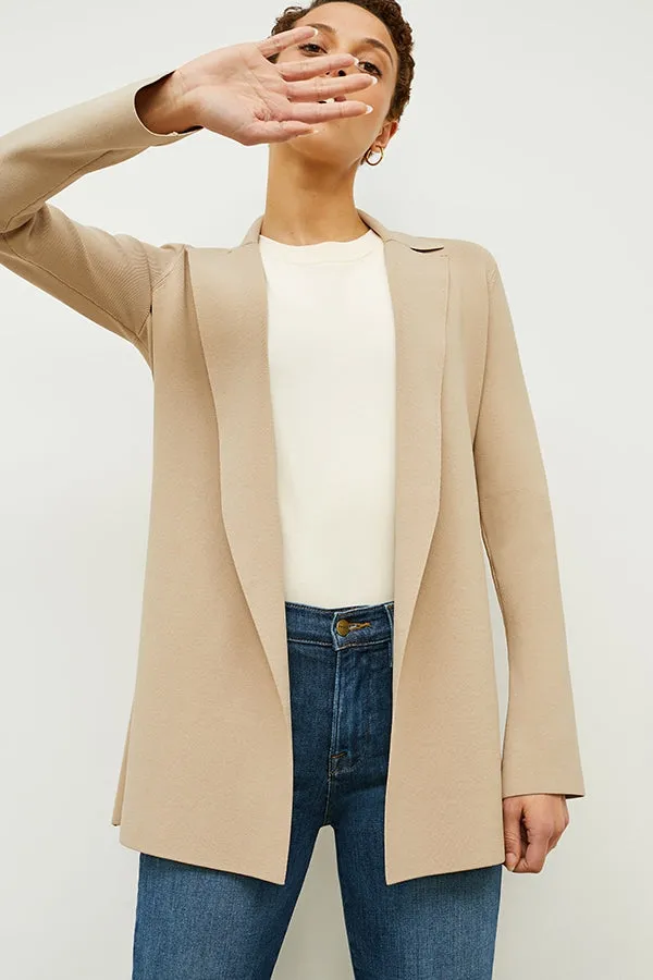 Merritt Wrap Jardigan :: Latte