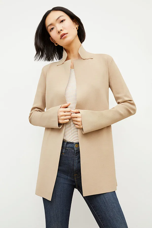 Merritt Wrap Jardigan :: Latte