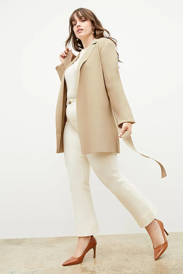 Merritt Wrap Jardigan :: Latte