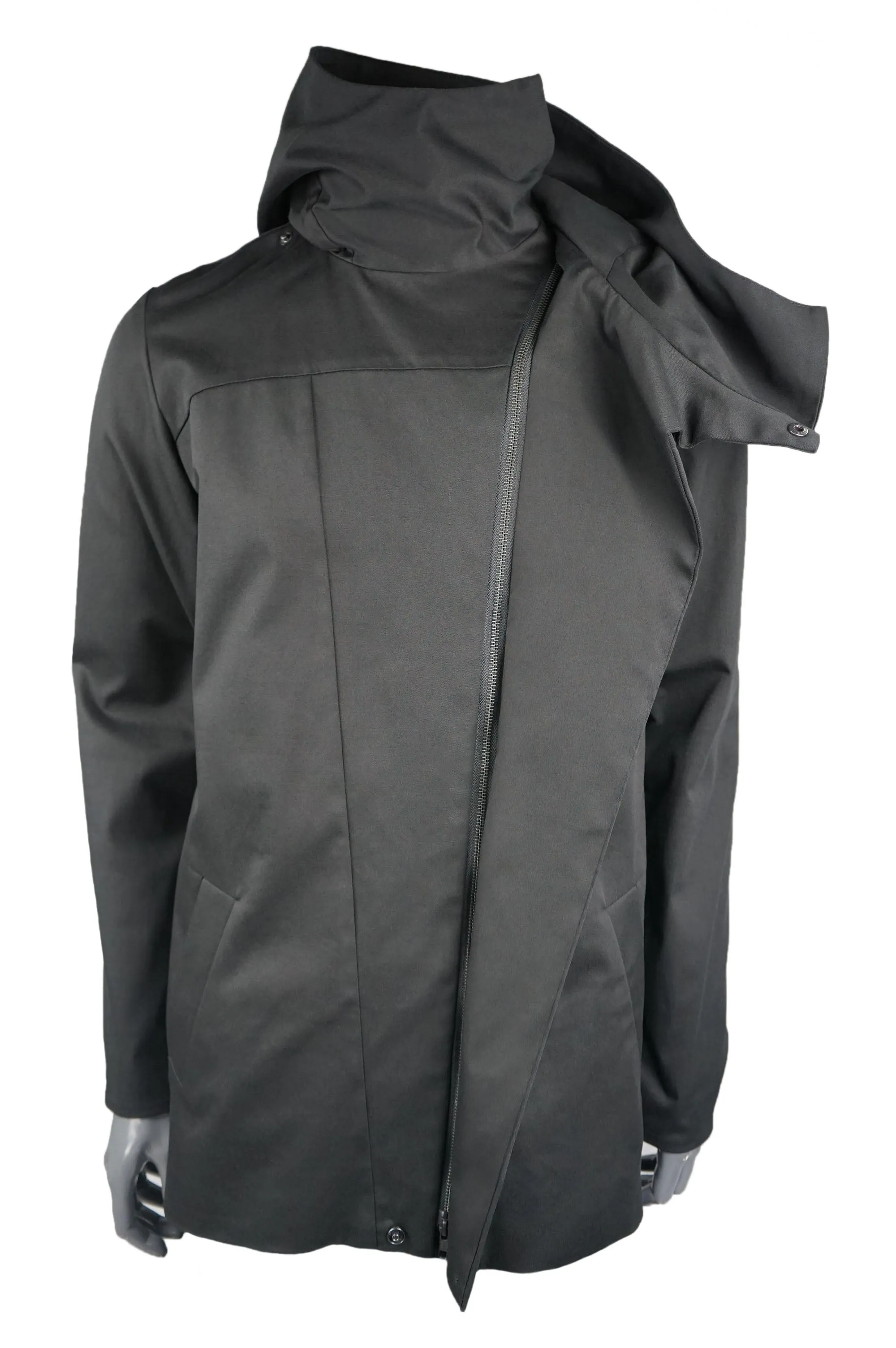 MG17 ASYMMETRICAL LONG JACKET