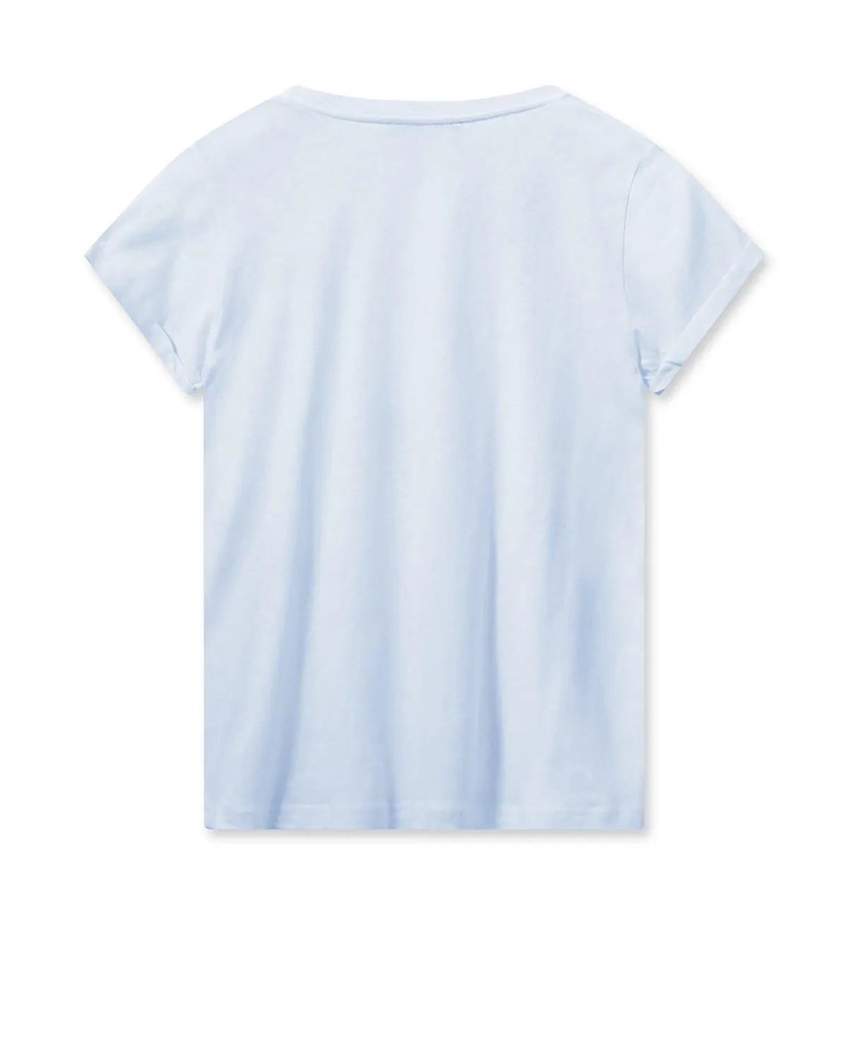 MOS MOSH | LAURA O-SS GLAM TEE | CASHMERE BLUE