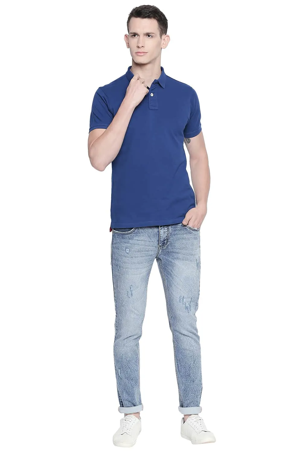 Muscle Fit Piqu Polo T-shirt