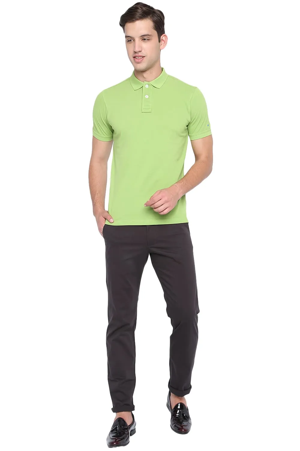 Muscle Fit Piqu Polo T-shirt