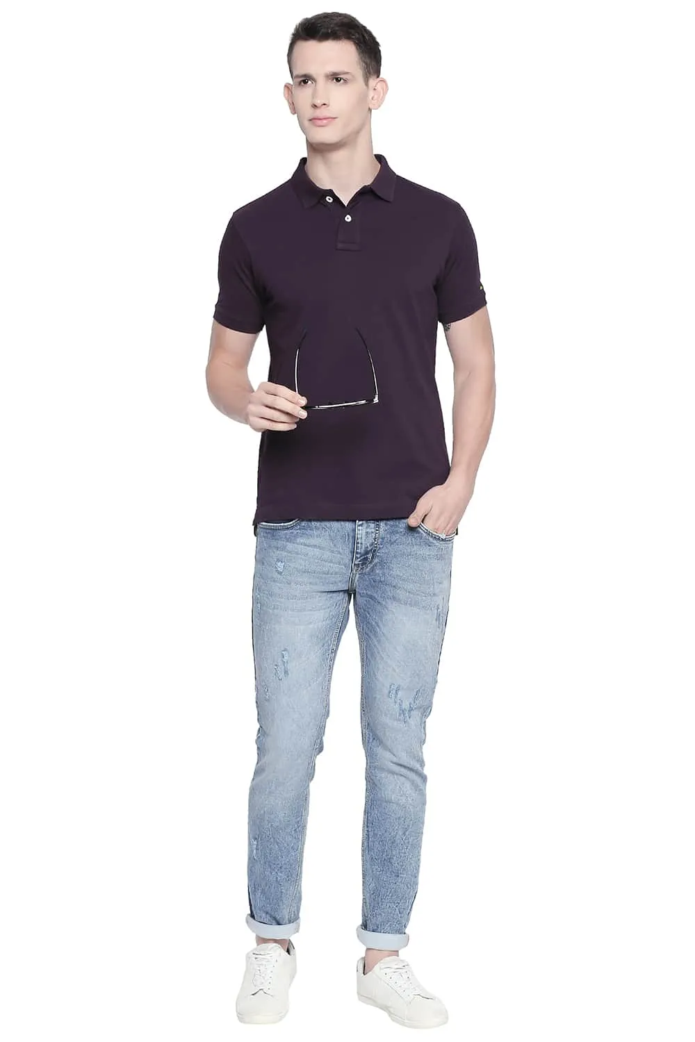 Muscle Fit Piqu Polo T-shirt