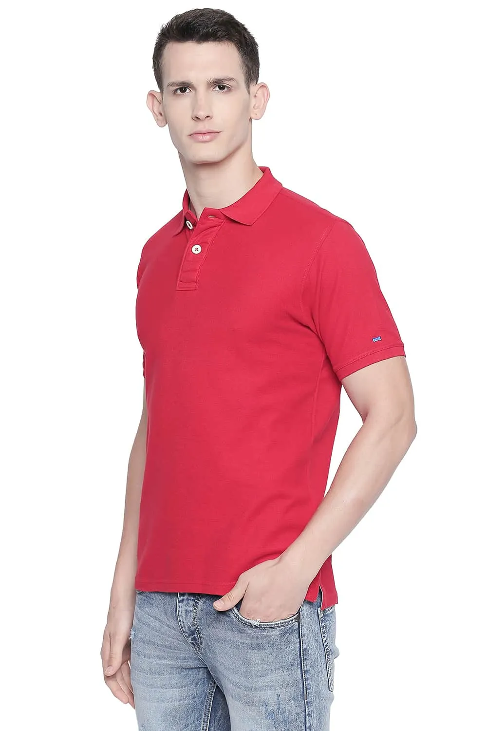 Muscle Fit Piqu Polo T-shirt