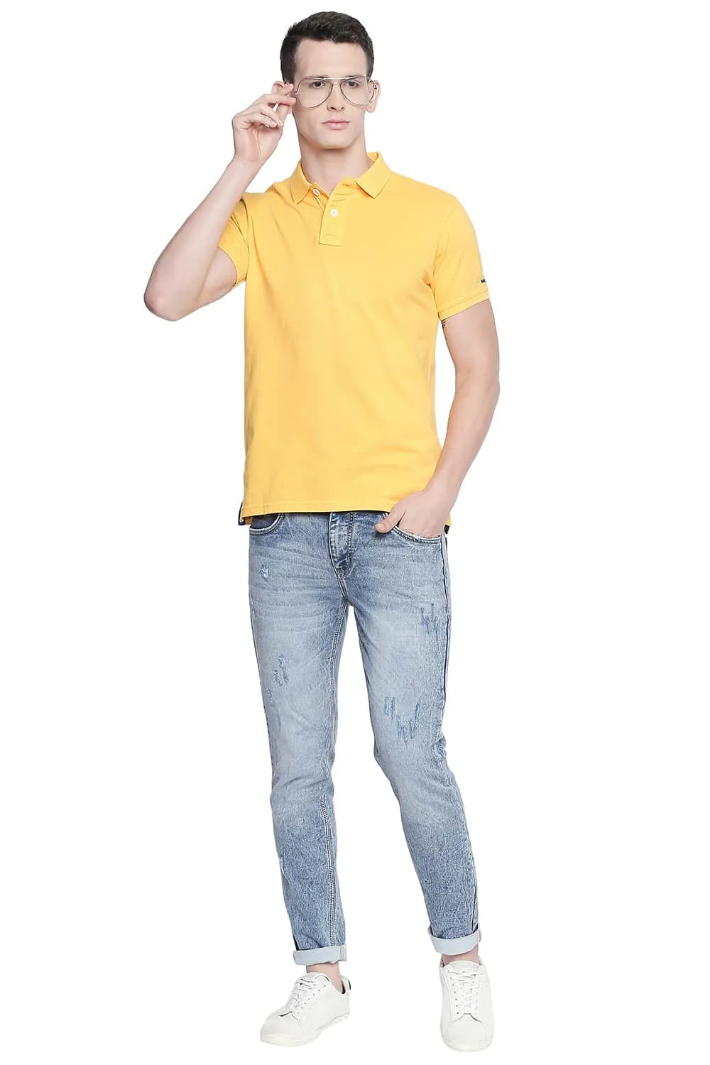 Muscle Fit Piqu Polo T-shirt