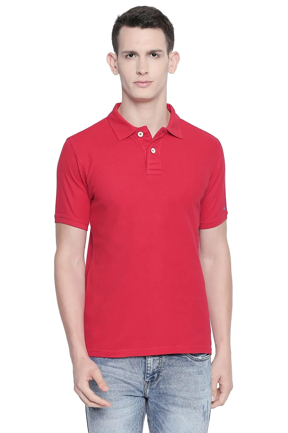 Muscle Fit Piqu Polo T-shirt