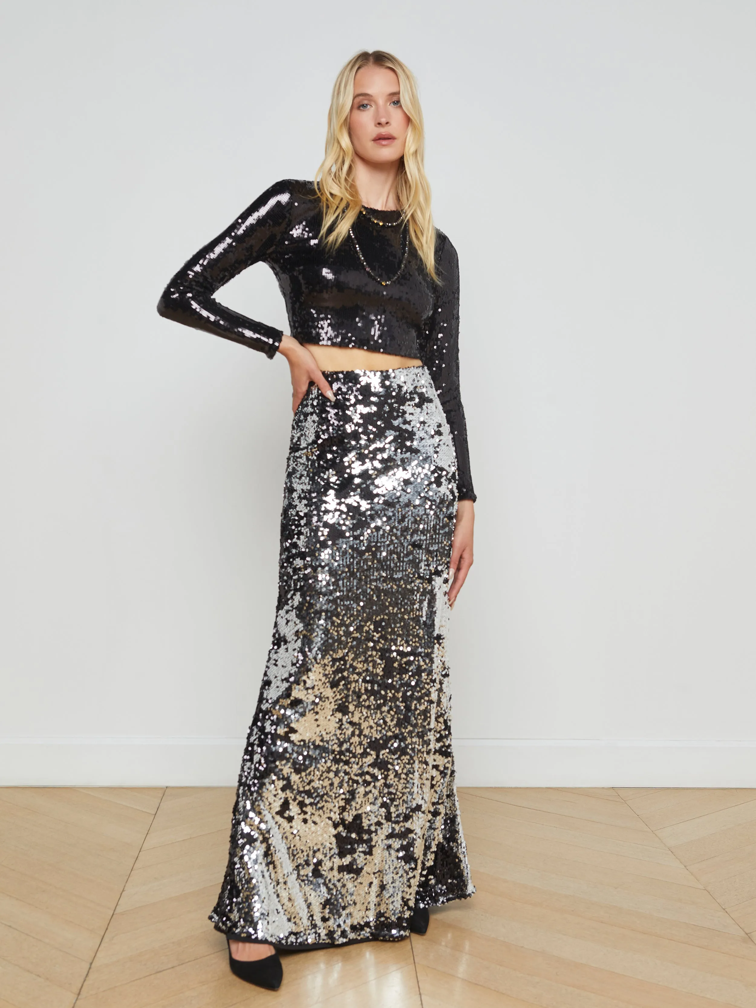 Rogan Sequin Top