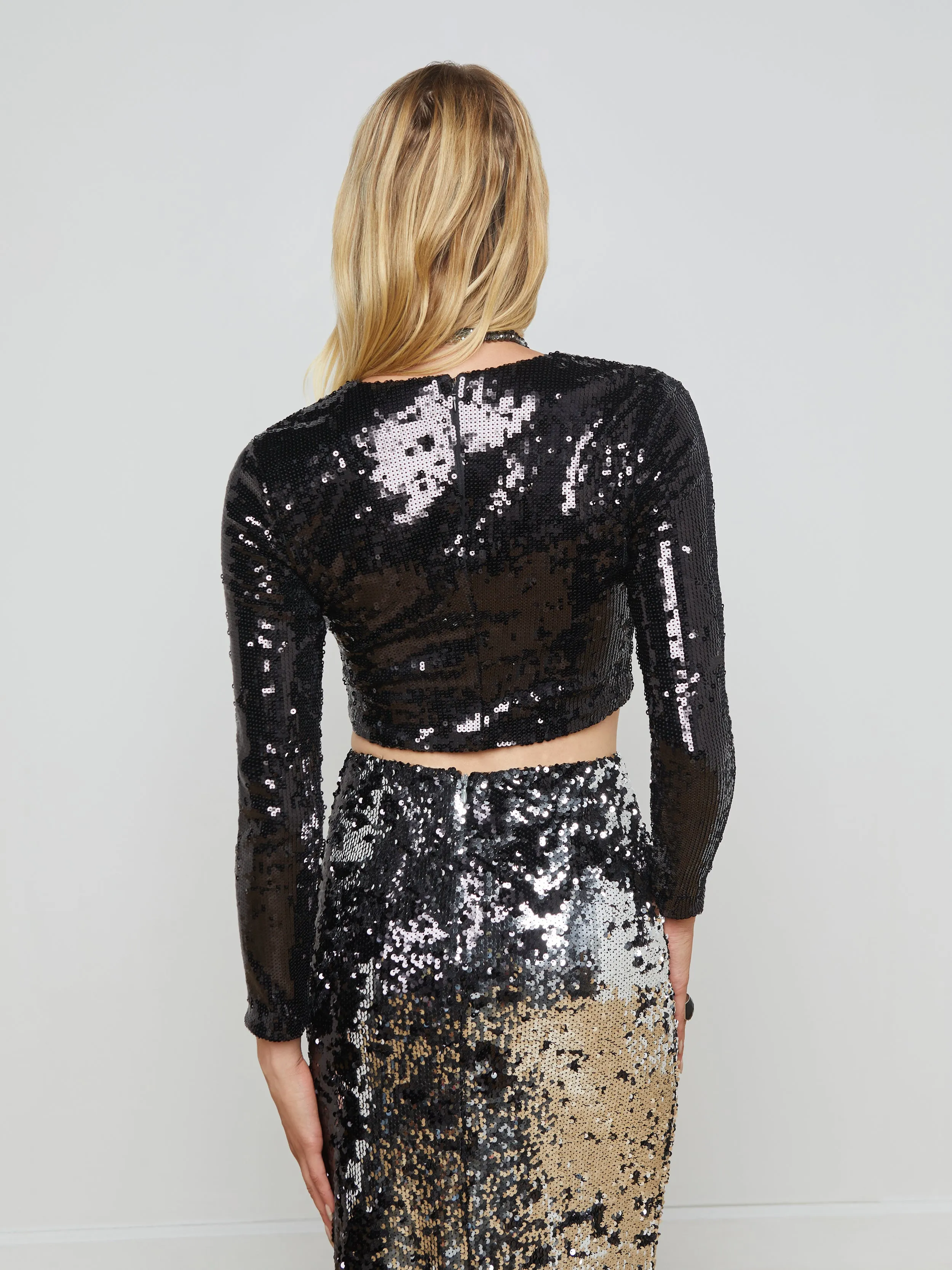 Rogan Sequin Top