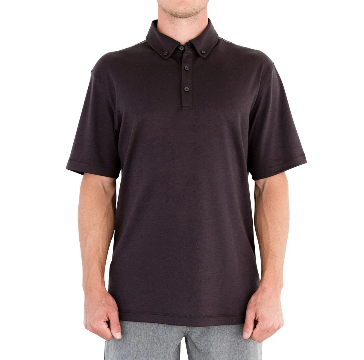Stanford Short Sleeve Button-Down Polo