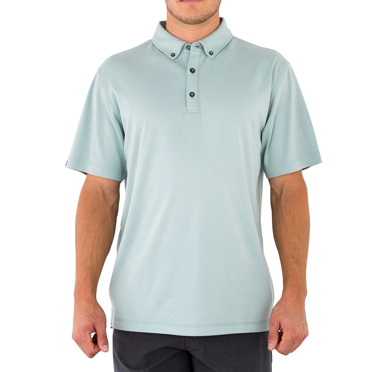 Stanford Short Sleeve Button-Down Polo