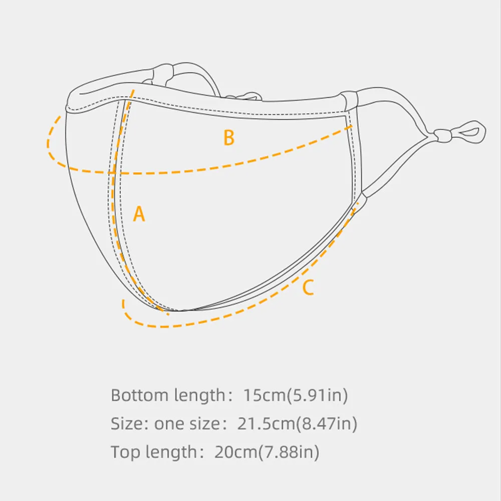 Unisex Breathable Winter Warm Face Cover Windproof Facemask