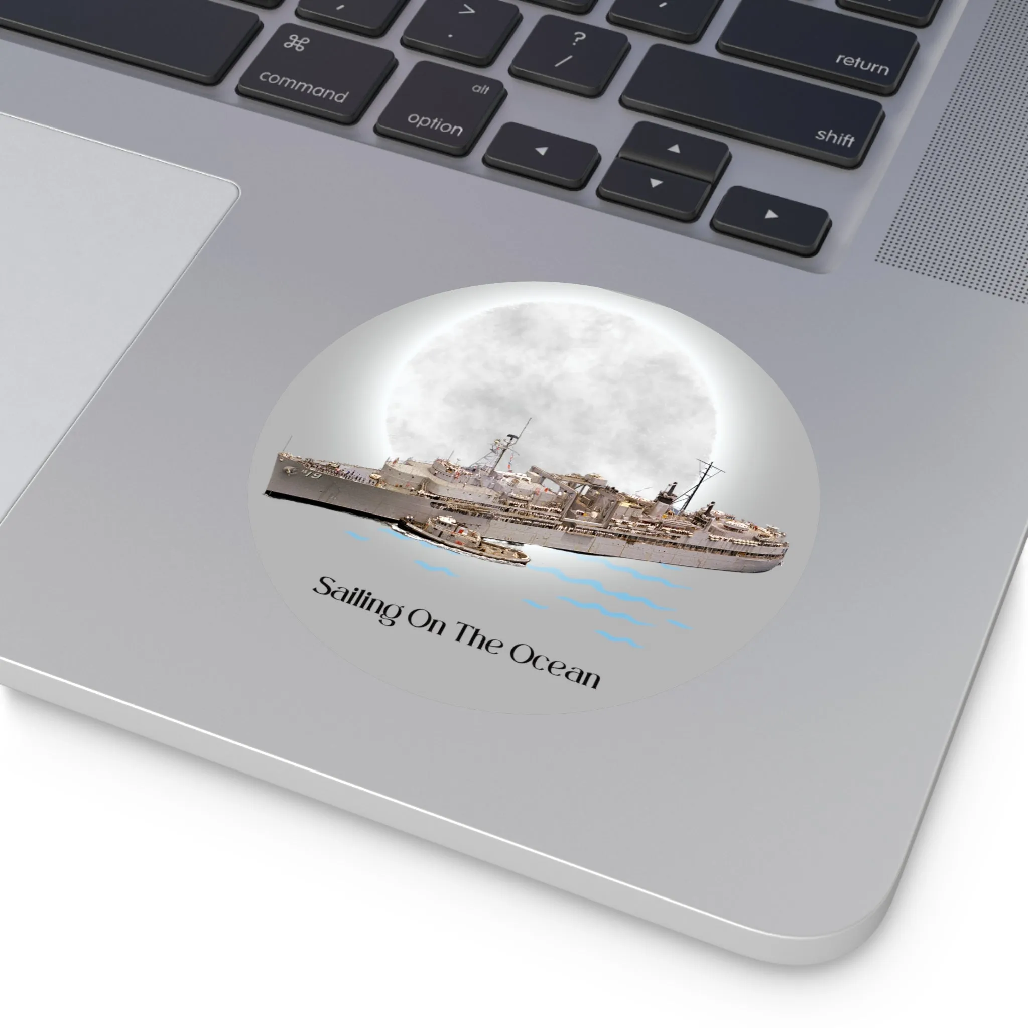 USS Tarawa LHA-1 POD Navy Ship  Round Vinyl Stickers