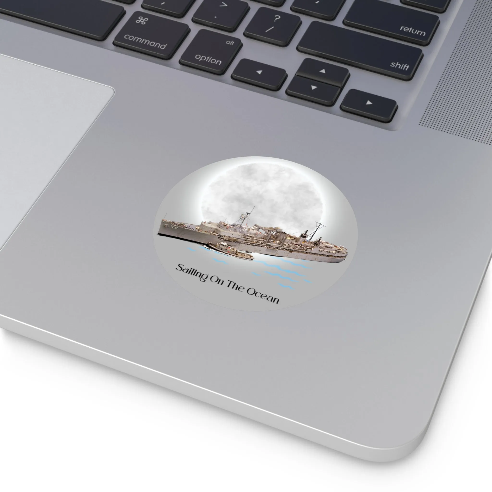 USS Tarawa LHA-1 POD Navy Ship  Round Vinyl Stickers