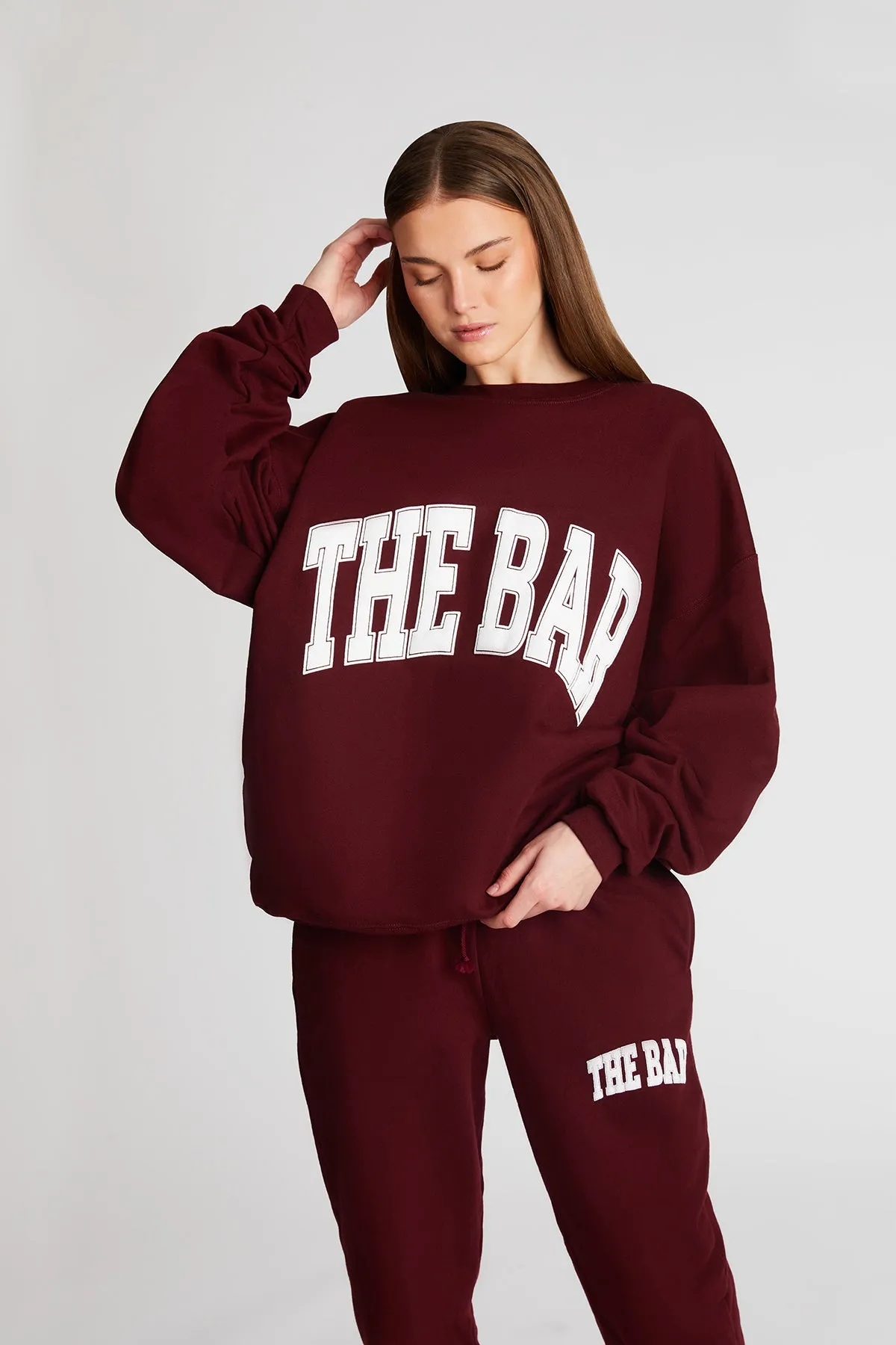 VARSITY SWEATPANTS MAROON
