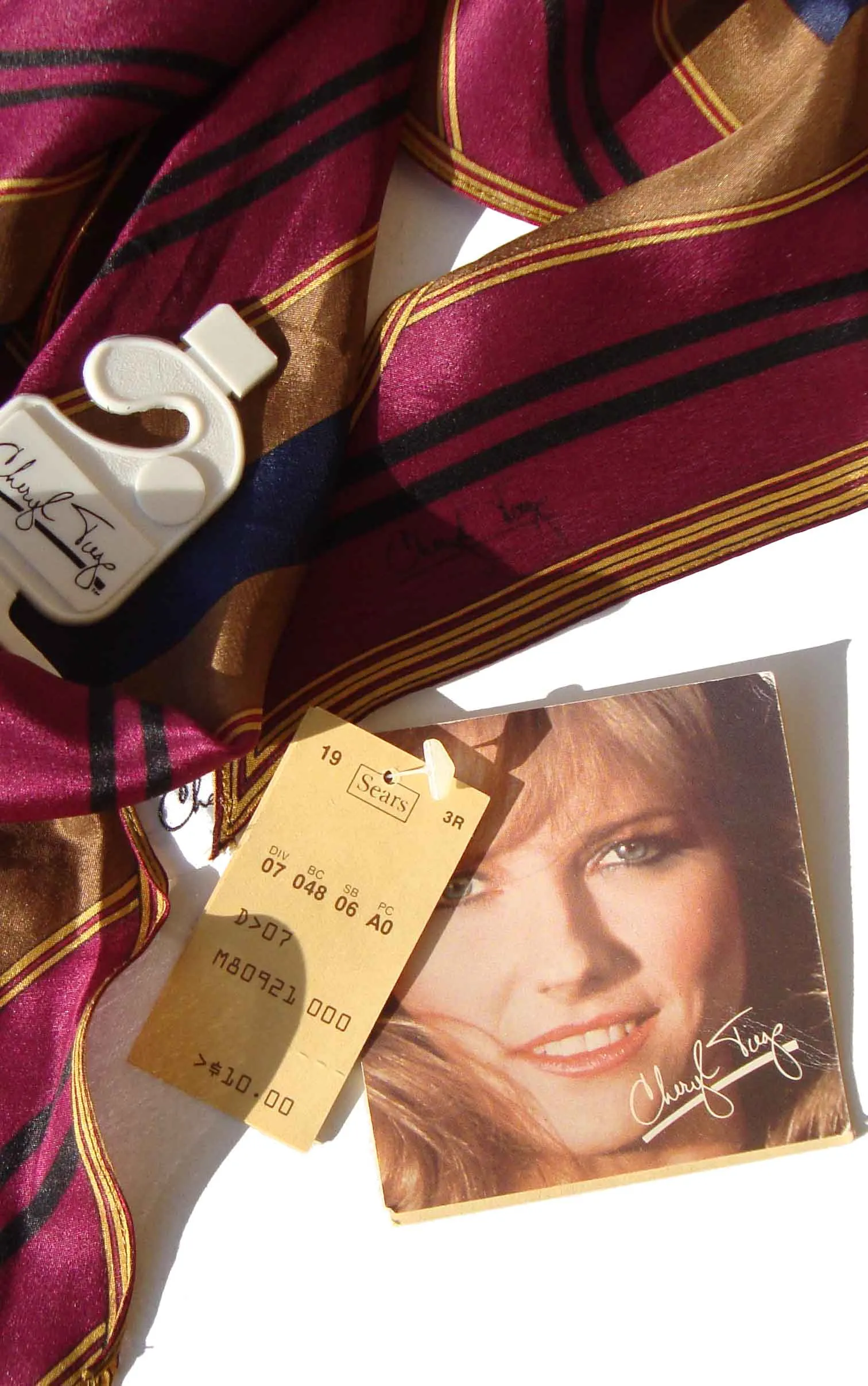 Vintage Cheryl Tiegs Silk Scarf – Deadstock with Tags