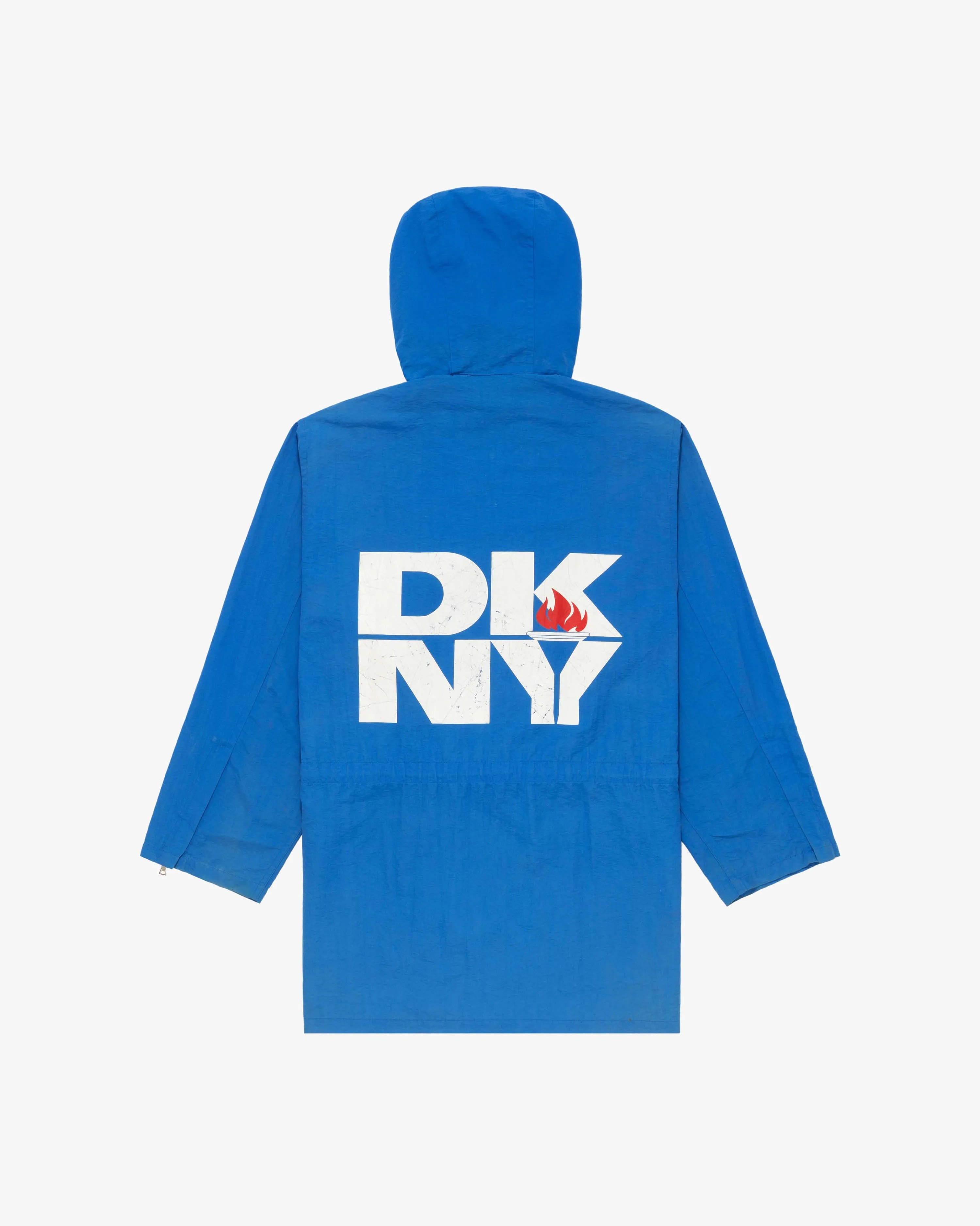 Vintage Royal Blue Raincoat