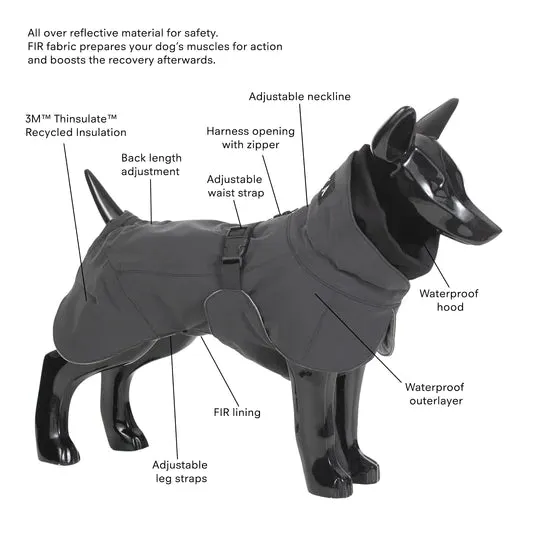 Visibility Winter Jacket in Dark Grey